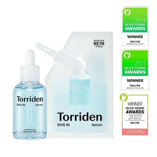 TORRIDEN Dive-in Low-Molecular-Weight Hyaluronic Acid Serum 50ml Refill Plan (+ 50ml Refill Pack)