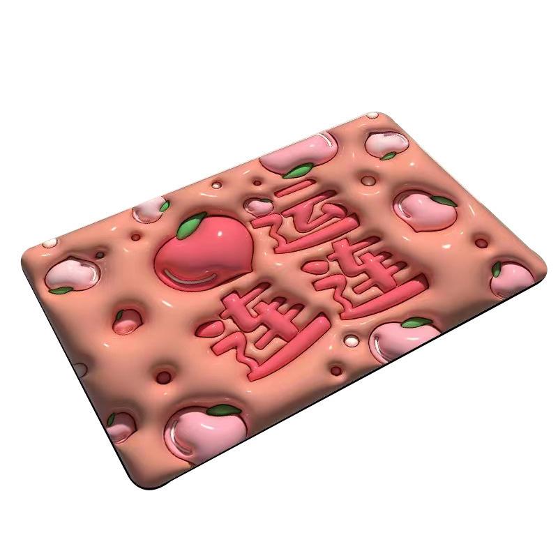 Minimalist Water-Absorbent Quick-Dry Diatomaceous Earth Mat for Bathroom & Bedroom - Stain Resistant & Easy to Clean