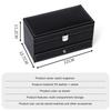 Watch Storage Box Jewelry Container Large Capacity Double Layer Storage Box Watch Holder Rings Bracelets Glasses Organizer