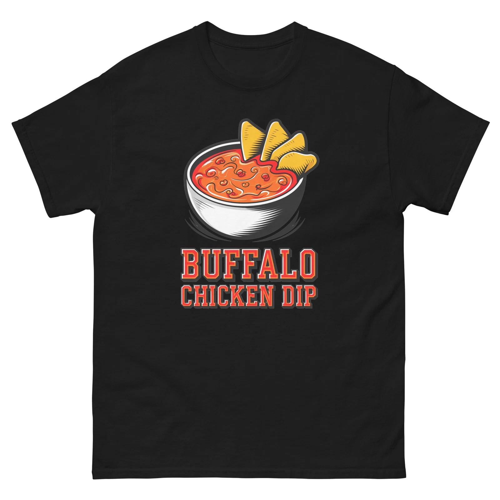 Buffalo Chicken Dip Lover Food Image Cartoon Funny T-Shirt Shirt M