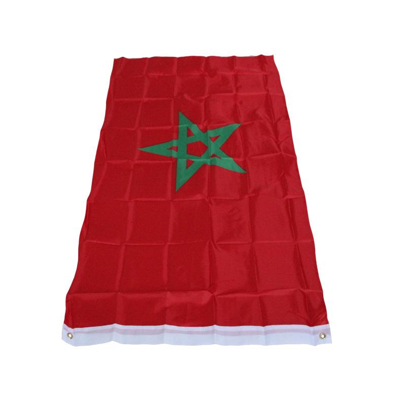 90 X 150cm Morocco Flag Banner Hanging National Flags Moroccan Home Decoration Polyester Flag