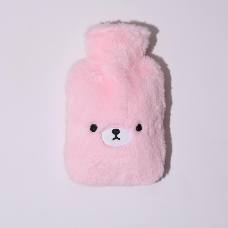 Симпатичная плюшевая грелка Cross-Border большой емкости для девочек - зимняя сумка с рисунком для рук 1000ml, 16.5*25cm