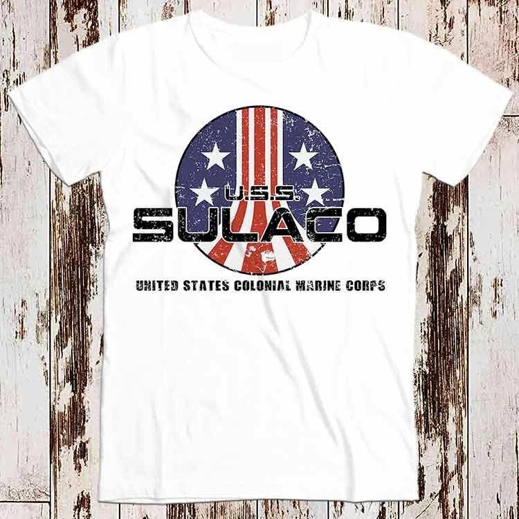 USS Sulaco Colonial Marines Aliens T Shirt 8666 S