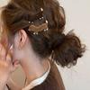 2PCS Popular Flock Dachshund Hair Barrettes With Side Clasp NonSlip Hairpin For Teens Girl Gentle Hair Accessories