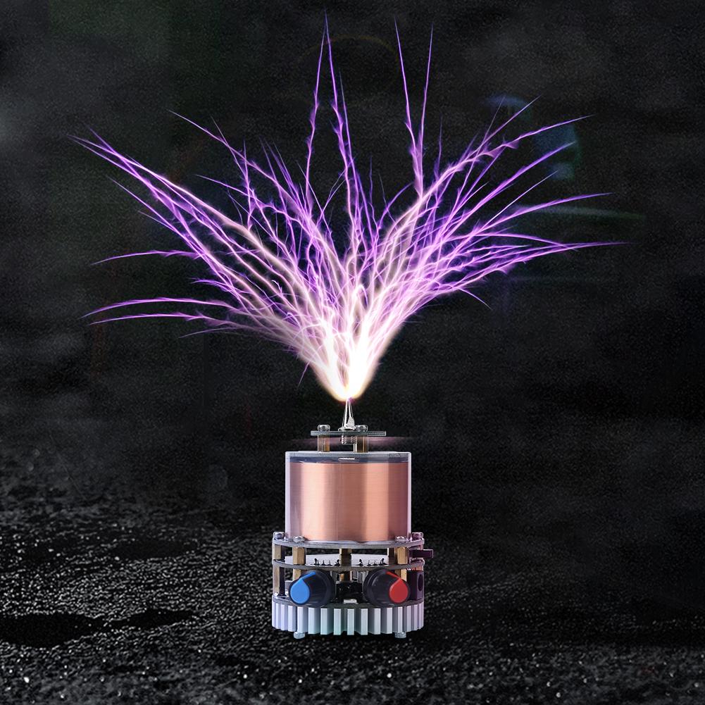Music Tesla Coil Bluetooths-compatible For Tesla Coil Speaker Wireless Touchable Electric Arc Generator Artificial Lights