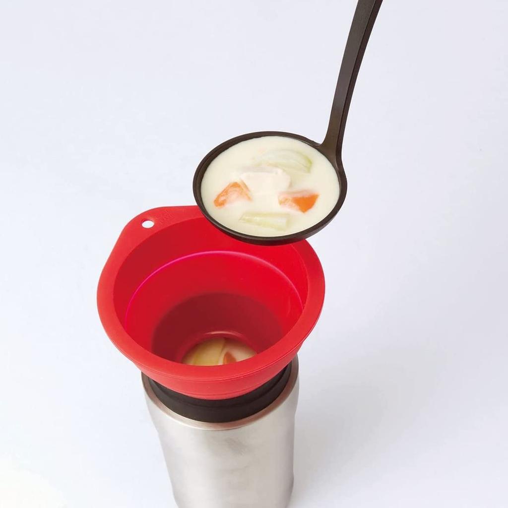 World Create ViV Silicone Funnel, Convenient for Transferring Liquids, Dishwasher Safe, Wide, 59983