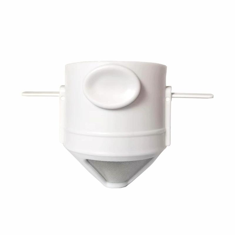 Home Angel Portable Coffee Filter Cup Double Layer Filter Foldable Hand Rinse Stainless Steel Coffee Filter