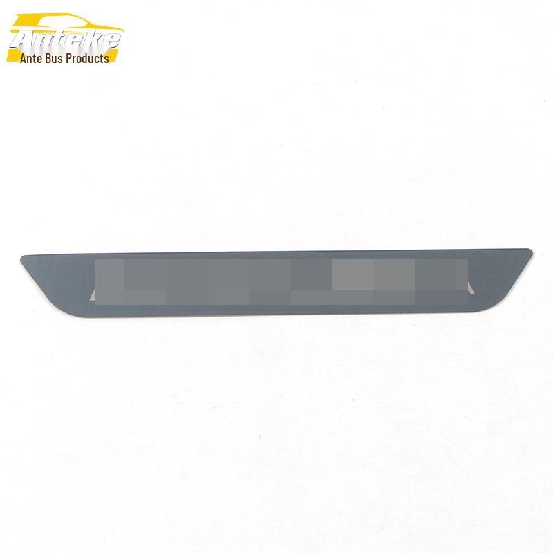 

21 Mocha Rear Guard Plate Stainless Steel Trunk Protection Pedal Sequin Accessory