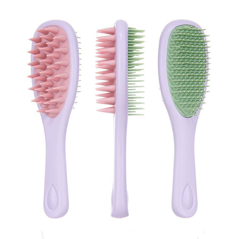 Shampoo Brush Scalp Massage Brush Head Washing Comb Two-sided Hair Massager Bath Brush Body Scrubber Hair Accessories