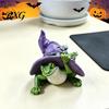 Detailed Star Moon Spider Figure Witch Frog Ornaments, Resin Magic Wizard Figurine, Micro-landscape Miniature Waterproof Micro Landscape Statue
