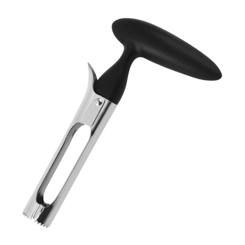 

Easy To Clean Pear Corer Stainless Steel Multifunction Fruit Cores Remover Vegetable Slicer Kitchen Cutting Tool чёрный