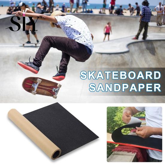 Grip Tape Sandpaper Self Adhesive Increase Friction Waterproof Skateboard Bubble Free Sand Paper for Sheet