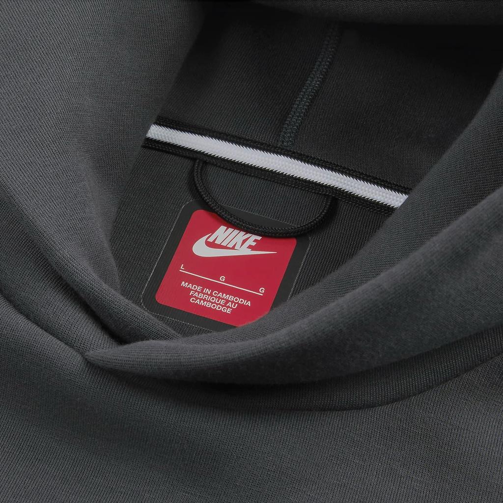 Nike Tech Reimagined Knit Soft Comfortable Loose Long Sleeve Sweatshirt Men Sweatshirt Coal-Black FZ0745060