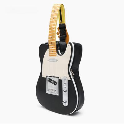 Mochila Ligera para Guitarra Tendencia Impermeable Bolso Bandolera Personalidad Estilo Motociclista Rock