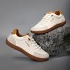 TAI PAO Wide Toe Barefoot Shoes Adjustable Slip On Walking Shoes for Unisex Minimalist Artificial Leather Sneakers