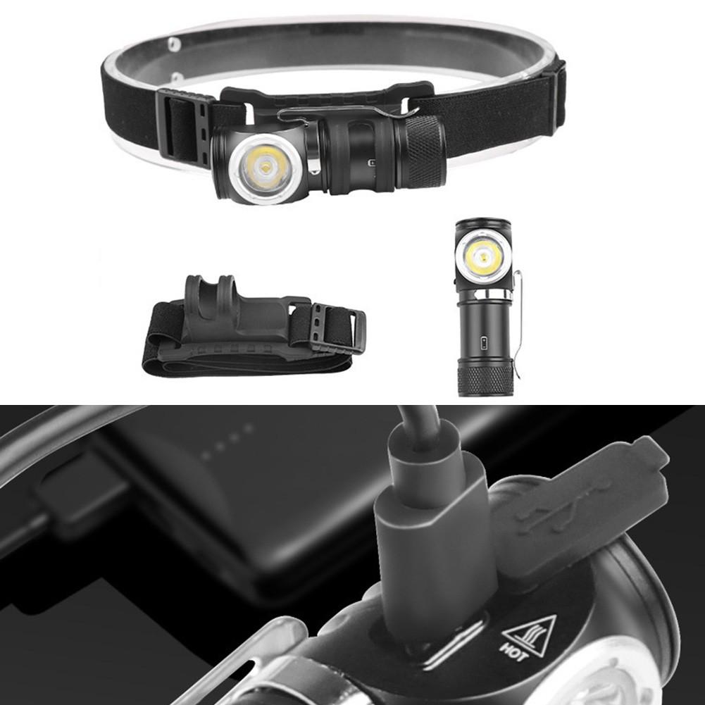 Flashlight Lumens Rechargeable LED Headlamp Zoom Mode