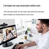 AONI C1000 5MP 2K HD Webbkamera med Högtalare och Brusreducerande Mikrofon