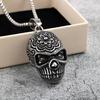 European Retro Devil Mask Pendant Necklace - Unisex Punk Stainless Steel