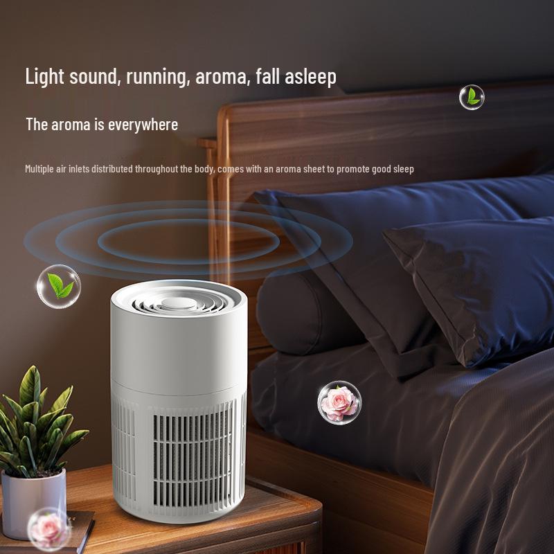Desktop Air Purifier with Activated Carbon & Negative Ion Deodorizer