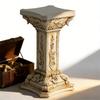 Roman Pillar Garden Statues Resin Roman Column Figurines Display Pedestal Stand Sculptures Garden Outdoor Indoor Decors