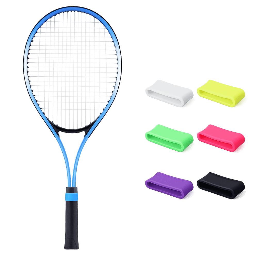 Multicolor Handle Overgrip End Tennis Racket Sweatband Fixing Loop Resuable Sealing Silicone Ring