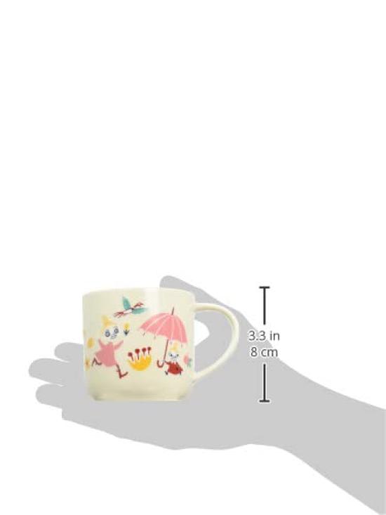 Yamaka Shoten MOOMIN Resirkulert Keramikk Mikrobølgeovn Moomin Nordisk Dag Bryllup Laget i Krus, Ca. 350ml, Trygg, Paraply, Merchandise, Stil, Mors