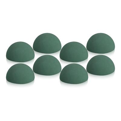 8Pcs Floral Dry Foam Half Balls Flower Foam Block Round Foam Block For Artificial Flower Arrangements Wedding Bouquets