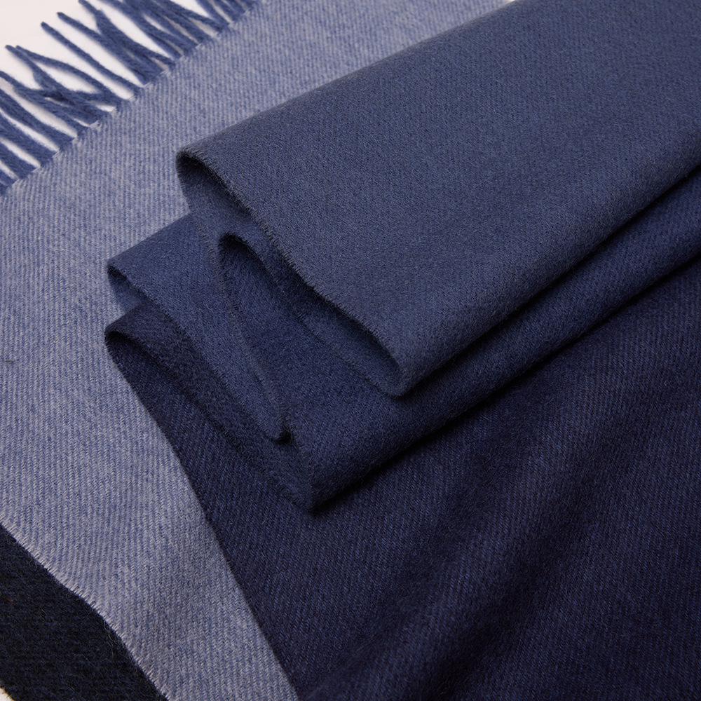 2025 Herren- & Damen-Verlaufwollschal - Vielseitiges, warmes 100% Reine Wolle Tuch