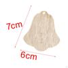 10 Pieces Unfinished Wooden Cutouts Christmas Tree Decoration Hanging Unpainted DIY