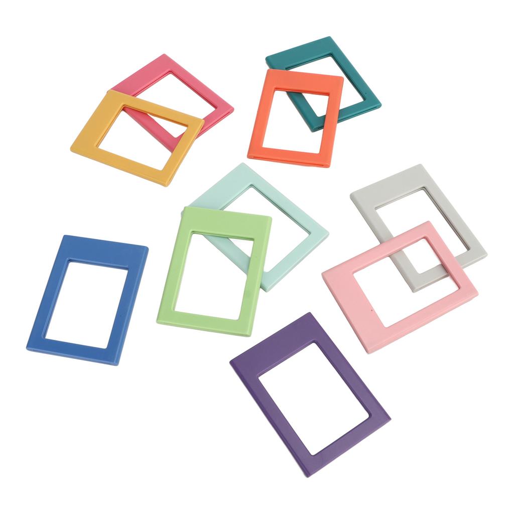 10 Stück 3 Zoll Kühlschrankmagnete Bilderrahmen Kühlschrank Magnetischer Fotorahmen für Aktenschränke Lagerschränke
