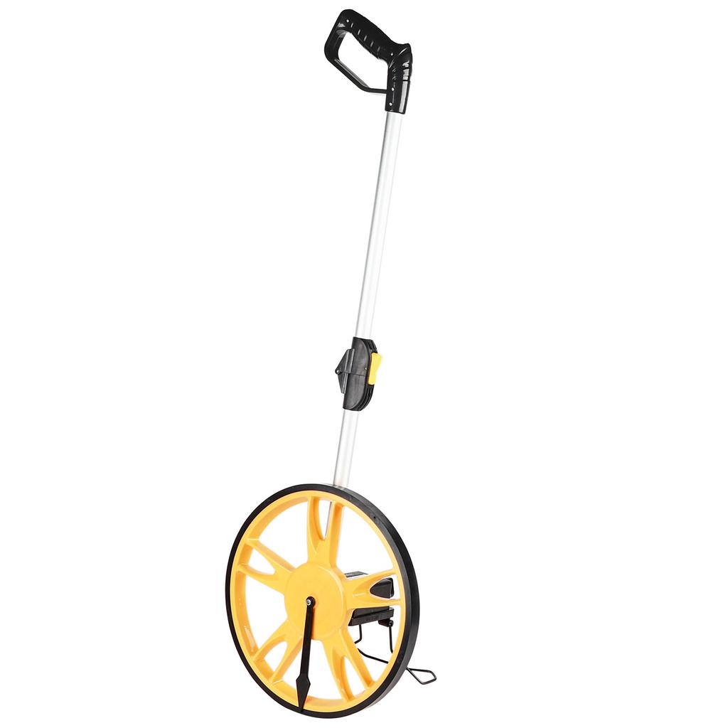 Foldable Distance Measuring Wheel, Material, Anti Slip Wheel, Large Folding Handle, High Accuracy, for Roads, Pavements, Land