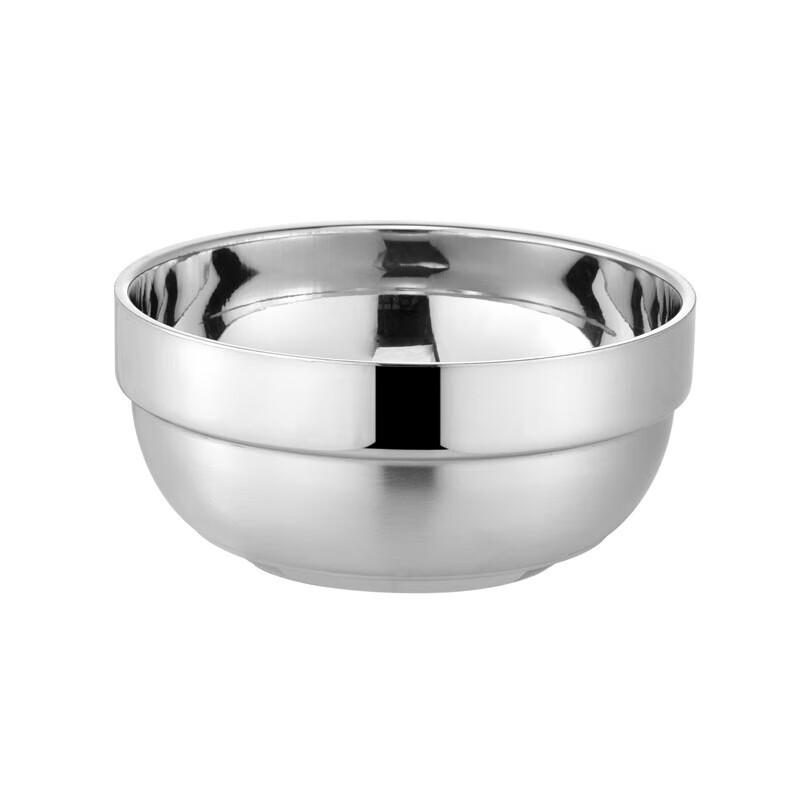 304 Stainless Steel Double-Layer Rice Bowl