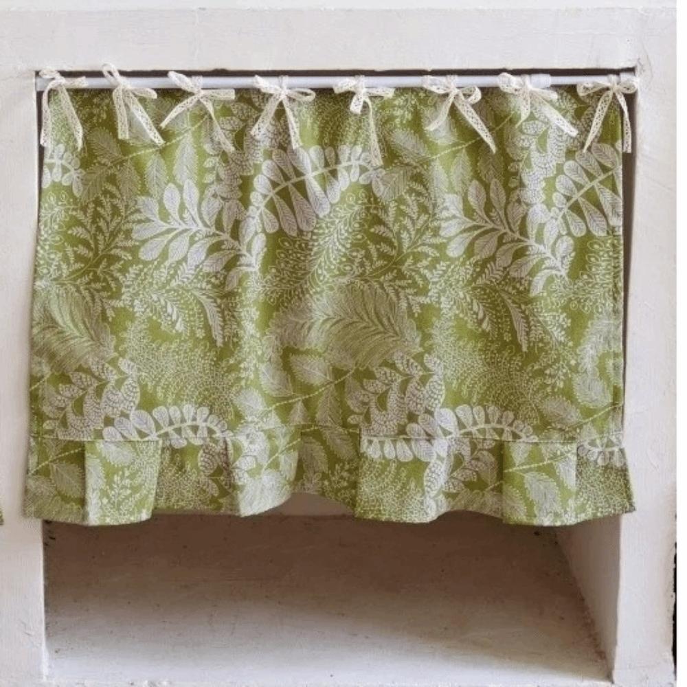 Light Blocking Cabinet Curtains Vintage Short Curtain Room Partition Curtain Bedroom Decor