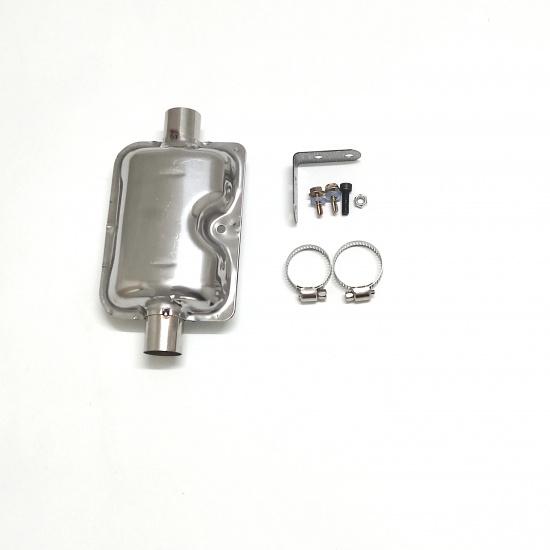 Air Diesel Parking Heater Stainless Steel Exhaust Pipe Tube Gas Vent Fuel Tank Muffler Silencer For Car Heaters Accessories
