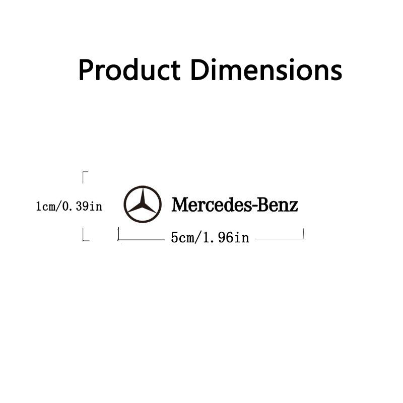 ZHM3   Car Decoration Styling Decals 3D Metal Emblem Sticker For Mercedes Benz A/C/E/R/S Class GLK GLS W204 W205 CLA GLB W206 W203 W176
