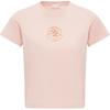 FW25 Slim Fit Heart Embroidered Logo Cotton Short Sleeve T-Shirt Women Tops K2-093-8C00009-89AJS-519