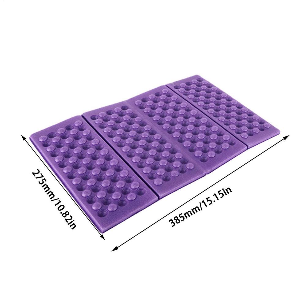 Honeycomb Massage Mat 4Fold Cushion Outdoor Hiking Camping Training Park Foldable Pillow Picnic Sitting Moisture-proof Pad