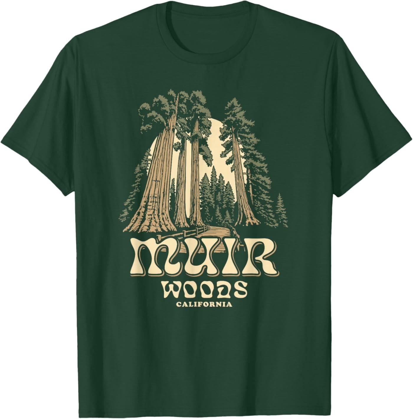 Muir Woods California T-Shirt S разноцветный