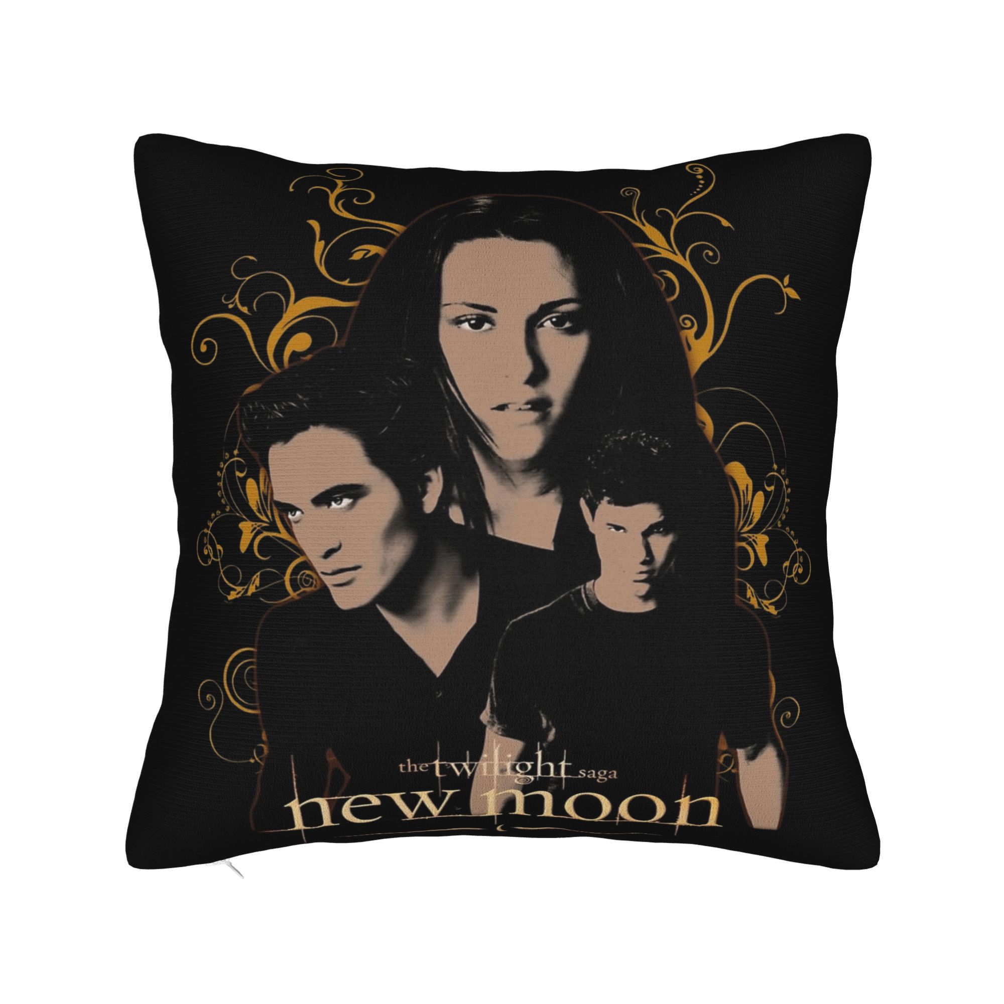 

Twilight Movie Edward Cullen 90s Rap Album Cover Pillowcase Printed Cushion Cover Decor Pillow Case Cover Home Drop Shipping 30cmx30cm