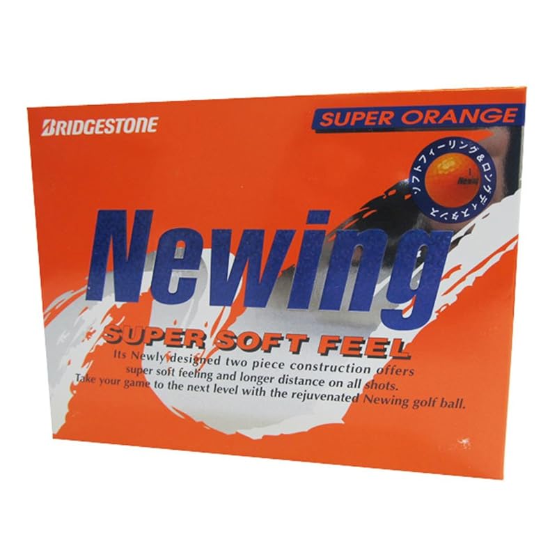 

BRIDGESTONE golf ball Newing SUPER SOFT FEEL 1 dozen (12 pieces) super orange NQOX