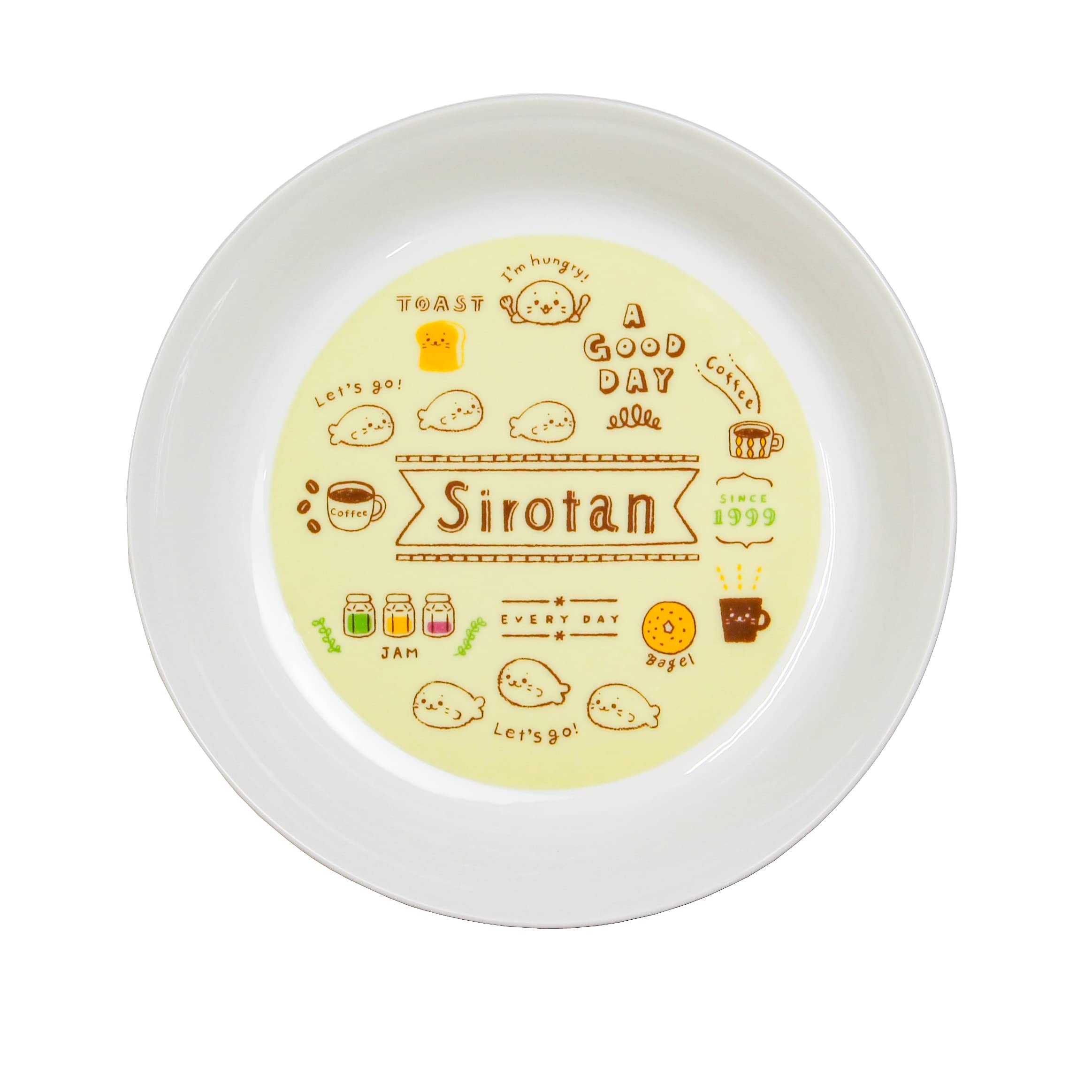 

Pasta Curry Plate deep dish with a cafe Perfect for or GoodPlus+ & (Shirotan) - Stylish, microwave-safe, dishwasher-safe, pattern. curry, pasta, stew.