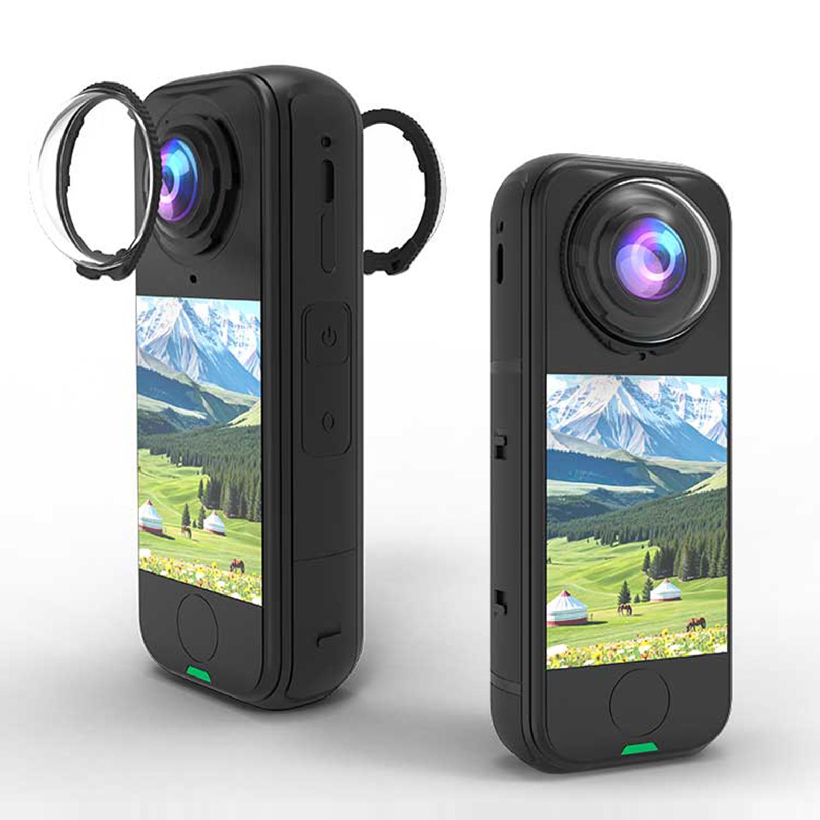 Защита объектива Закаленное стекло Защитная крышка для объектива для Insta360 X4 Аксессуары для камеры China Mainland