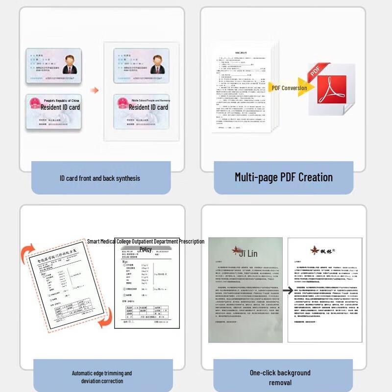 Fenglin A4 High-Definition Portable Document Scanner CN plug (adapter included)