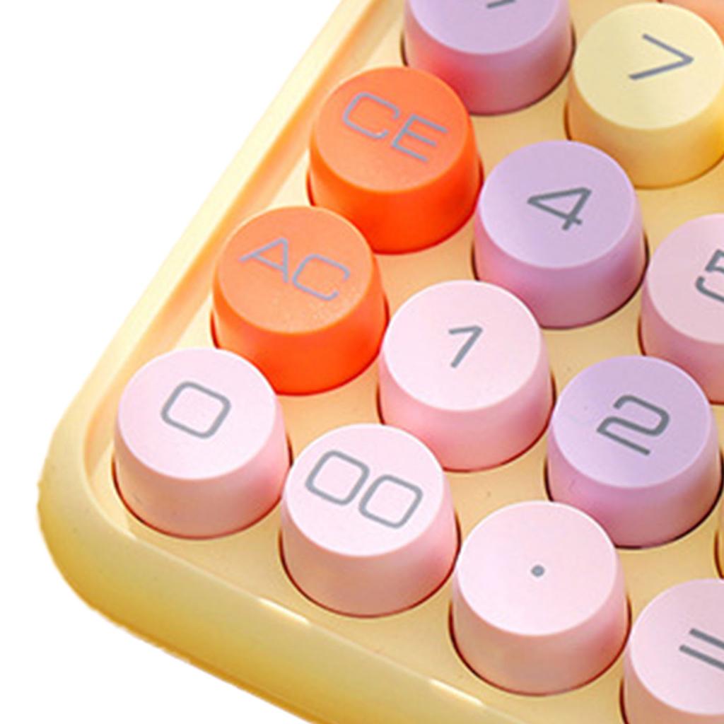 Colorful Calculator Mechanical Keyboard Calculator Electronic Desktop Calculator for Home School Office