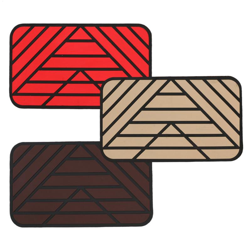 Car Floor Carpet Mat Patch Car Heel Pad PVC Car Truck Floor Plate Rest Footrest Floor Mat Sewing Tool Included For Enhanced Grip