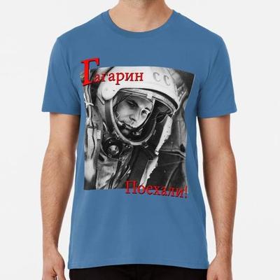 Yuri Gagarin Velikost S až 5XL Vyrobeno v USA Tričko