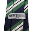 [Michiko London] Brand Necktie, Gift Box Included, Italian Fabric, Made In Japan, Striped Pattern, SilkCotton, Gift, Present, Men'sWomen's, Unisex,