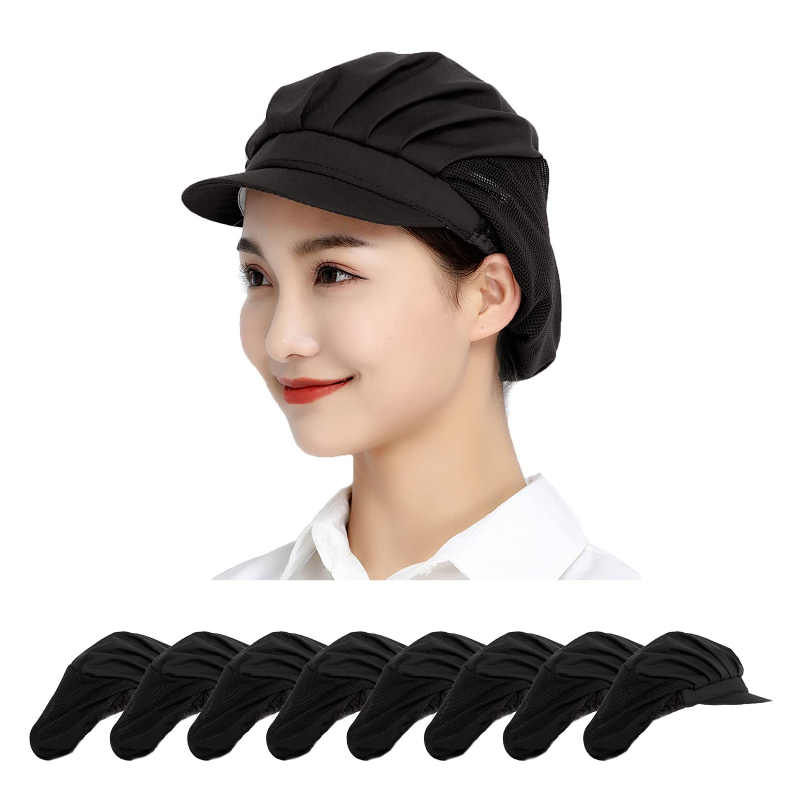 

Maifunn Гигиенический набор санитарных ланч-боксов для еды Профессиональные хлопковые полушапочки, 8, Кухня, Шапочки, Шапочки, Приготовление пищи, Обслуживание, Фабрики, Каппо, Волосы, Сетка,