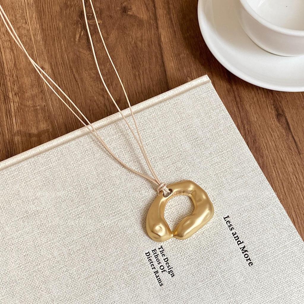 Korean Heart Comb Black Drawstring Necklace - Women's Fashion Choker Chain