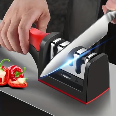 3/4-Stage Quick Knife Sharpener Multi-functional Hand-held Whetstone Professional Kitchen Sharpening Household Kitchen Tool